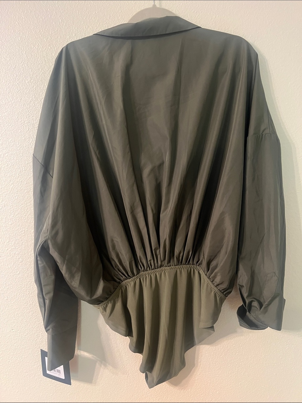 Norma Kamali Oversized Boyfriend Bodysuit - Picture 7 of 7